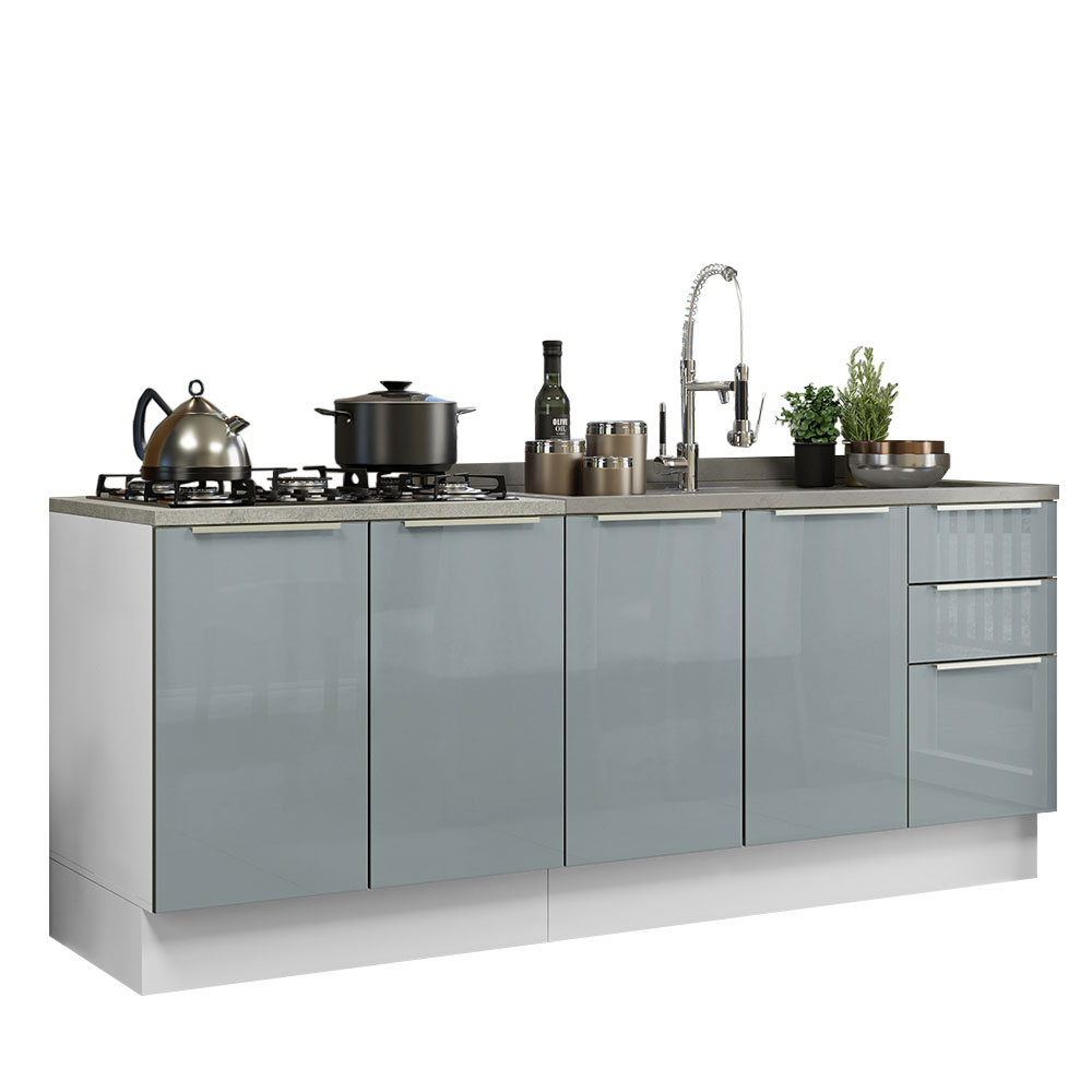 Gabinete Bajo Cocina Madesa Lux Sin Encimera BG.