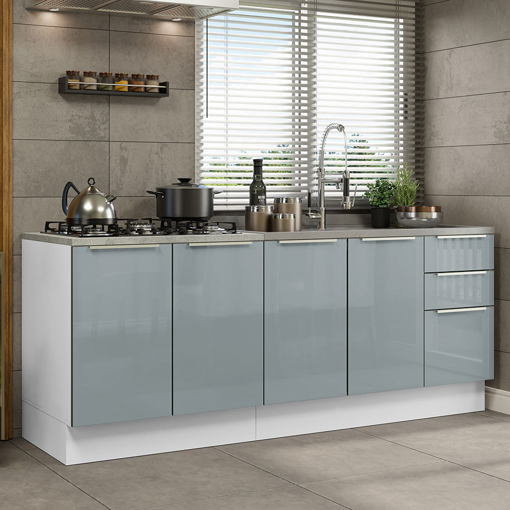 Gabinete Bajo Cocina Madesa Lux Sin Encimera BG.