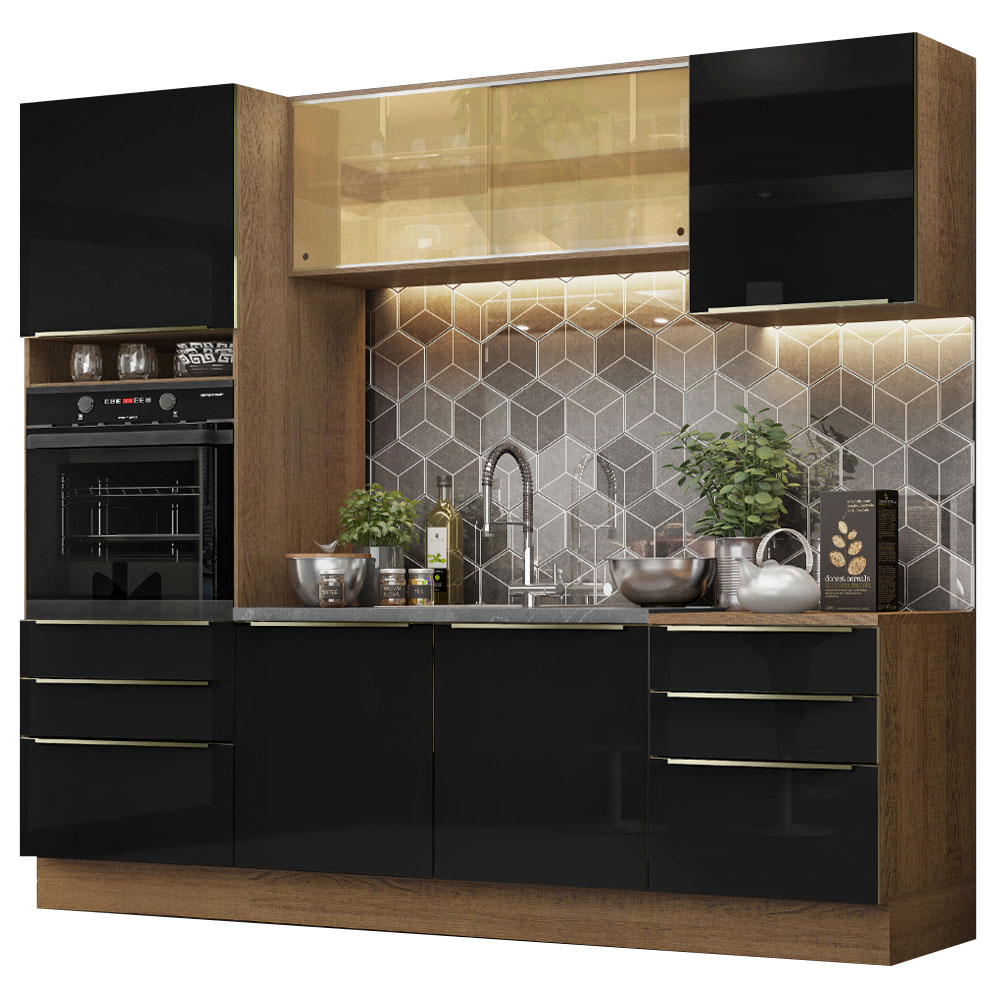Cocina Integral Completa Modular Madesa Lux 240cm MN 02.