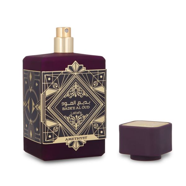Perfume Bade'e Al Oud Amethyst Unisex de Lattafa EDP 100ML.