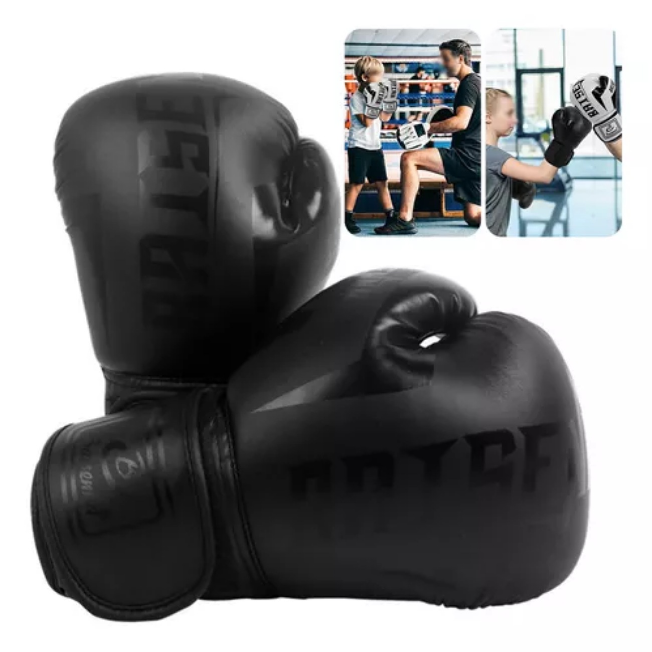 Niños Guantes De Boxeo De Velcro Confort Y Protección