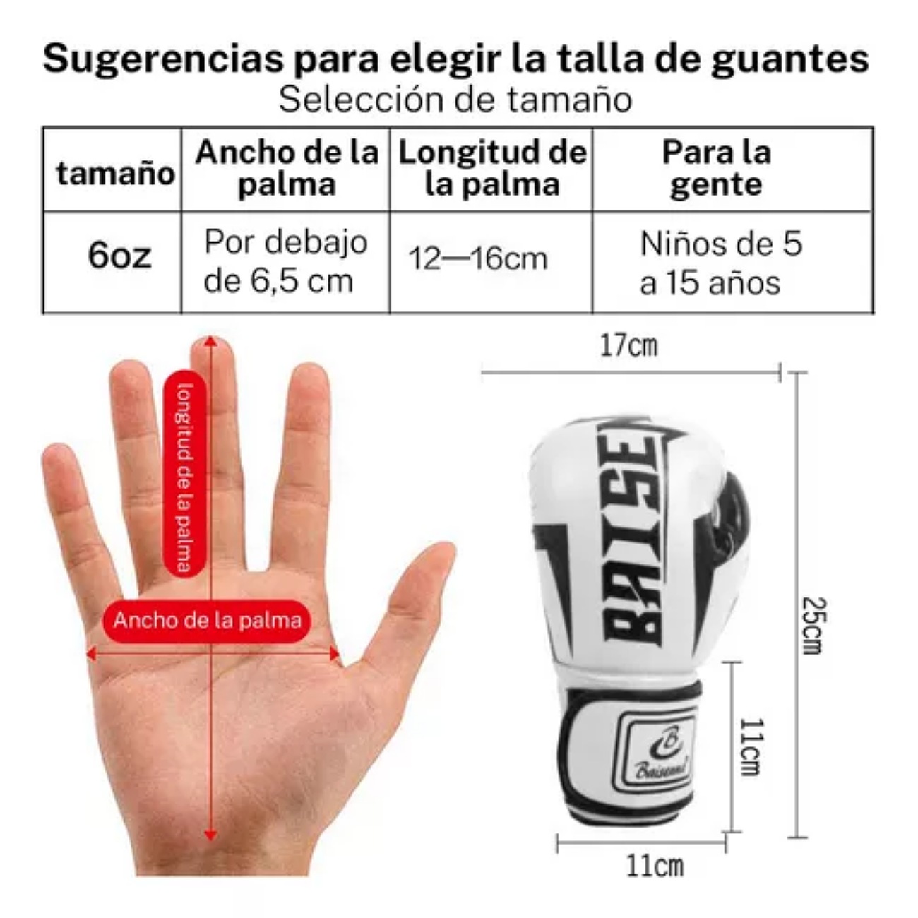 Niños Guantes De Boxeo De Velcro Confort Y Protección
