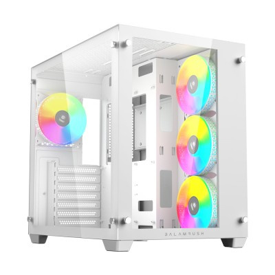 Gabinete Balam Rush Tank Pro GM930 Legend Series, Midi-Tower, Micro-ATX/Mini-ITX, USB 3.0/2.0, sin Fuente, 4 Ventilador, Blanco
