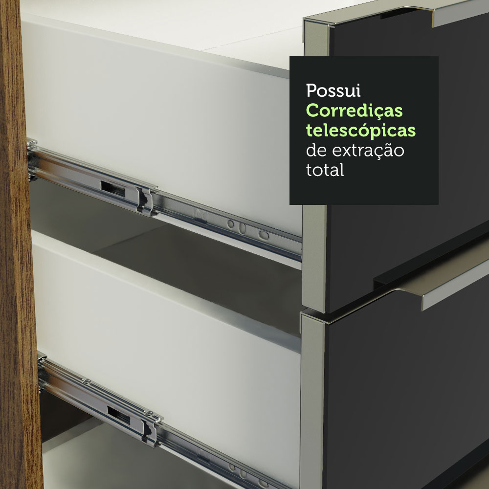 Cocina Integral Completa Modular Madesa Lux 240cm MN 02.