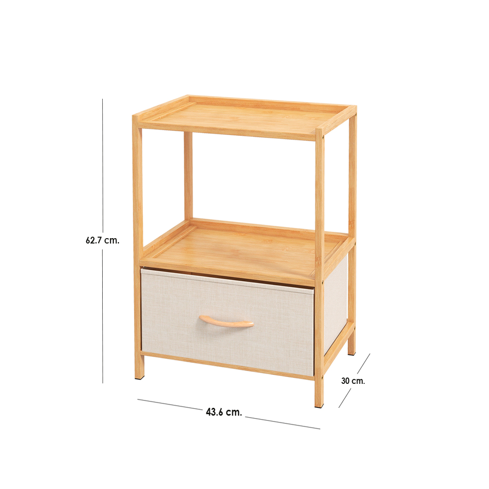 Buro de Bambú con Cajón y Estante Ilios Innova