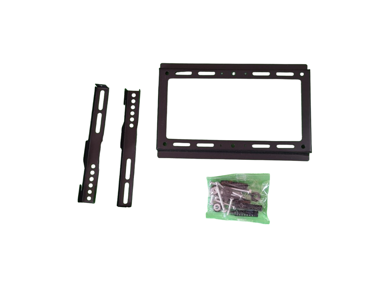 Soporte Recto Fijo Para Tv De Pared Pantalla 14 a 43 Pulgadas Color Negro
