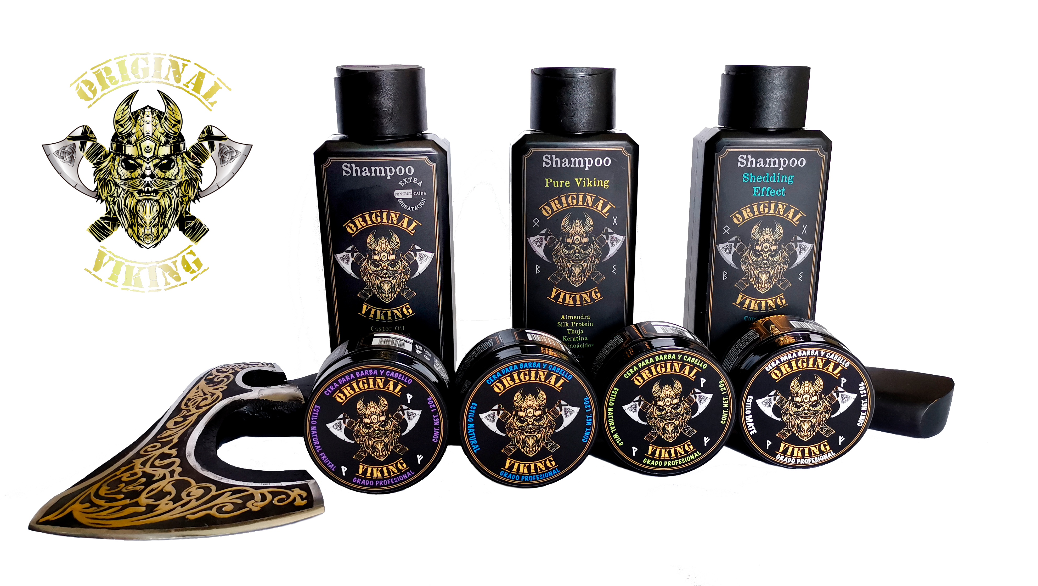 ORIGINAL VIKING | Cera NATURAL - SUPER FRESCA para Barba, Bigote y Cabello NIVEL PREMIUM, siéntete fresco e imponente y con tu estilo. Con Aroma fascinante, Sin sustancias dañinas, Vegano, Cruelty-Free. Atrévete y Conquístalo todo. 120g…