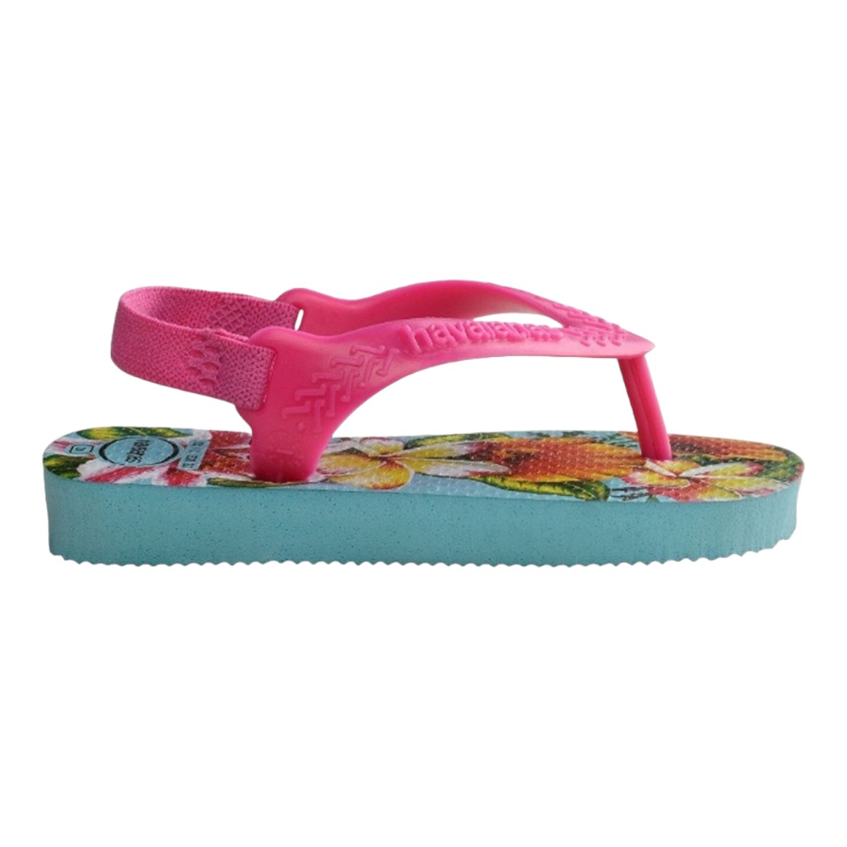 Sandalias Havaianas Para Niña Flores Talla 17.