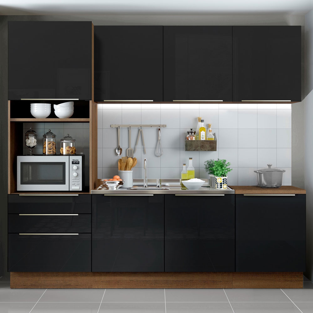 Cocina Integral Completa Modular Madesa Lux 240cm MN 03.