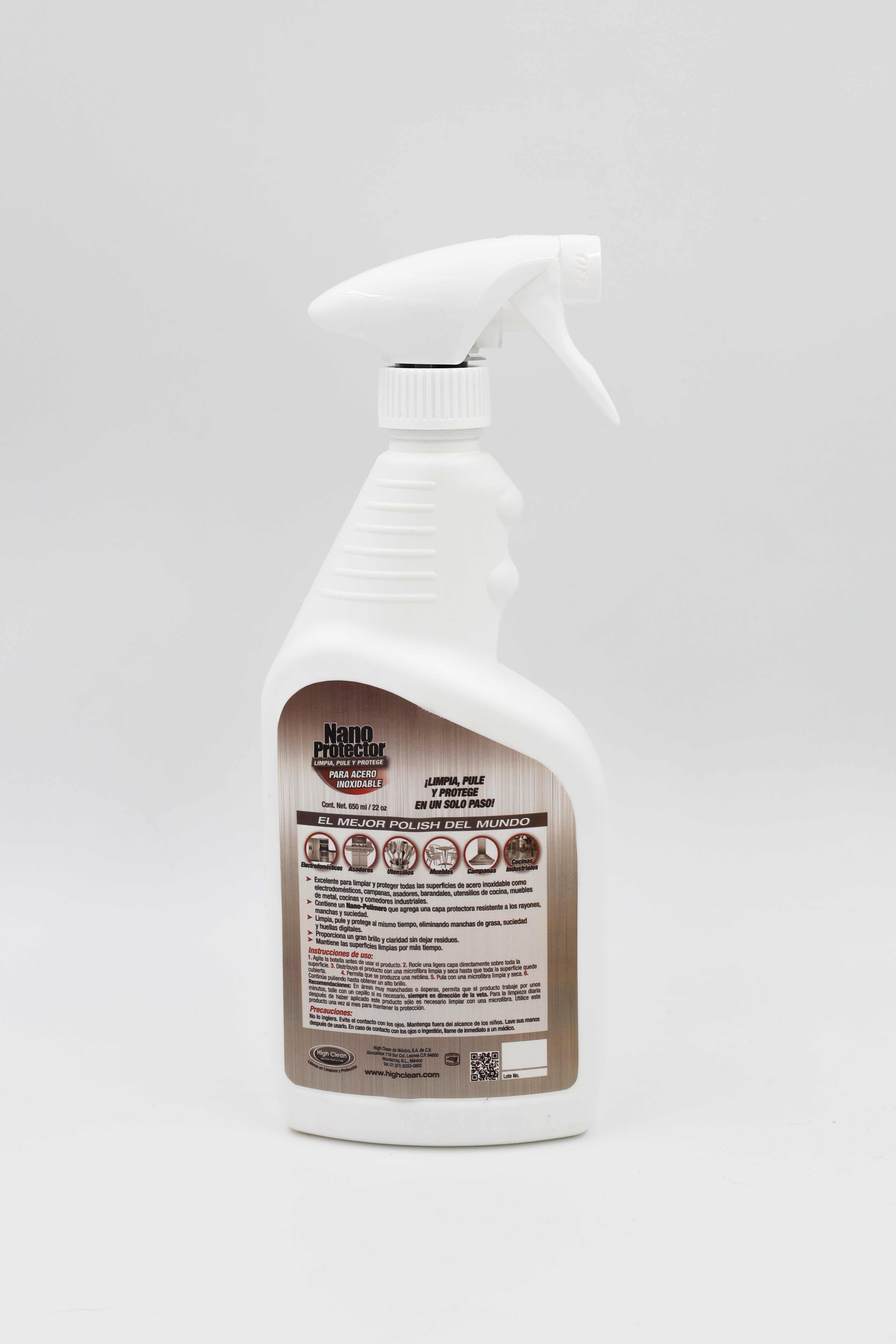 Limpiador, Pulidor y Protector de Acero Inoxidable 