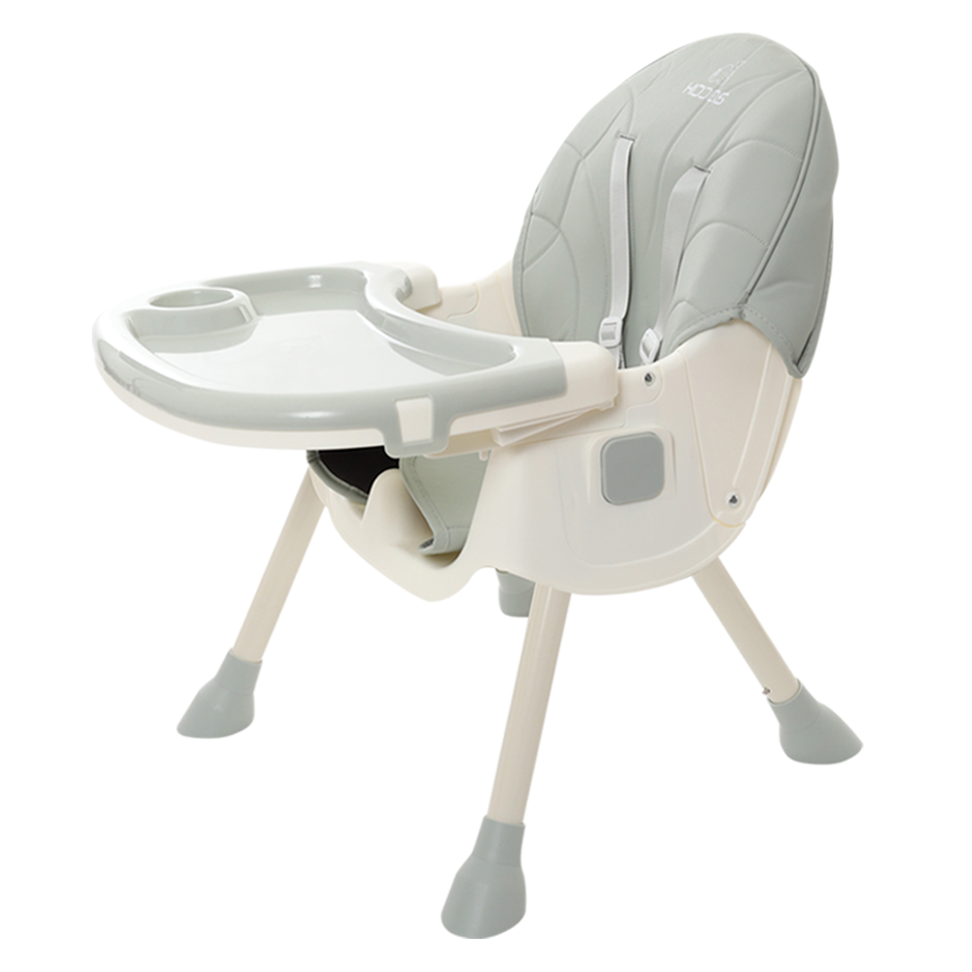 Silla Alta Periquera Bebe Mecedora 5 En 1 Ajustable Plegable Verde Olivo.