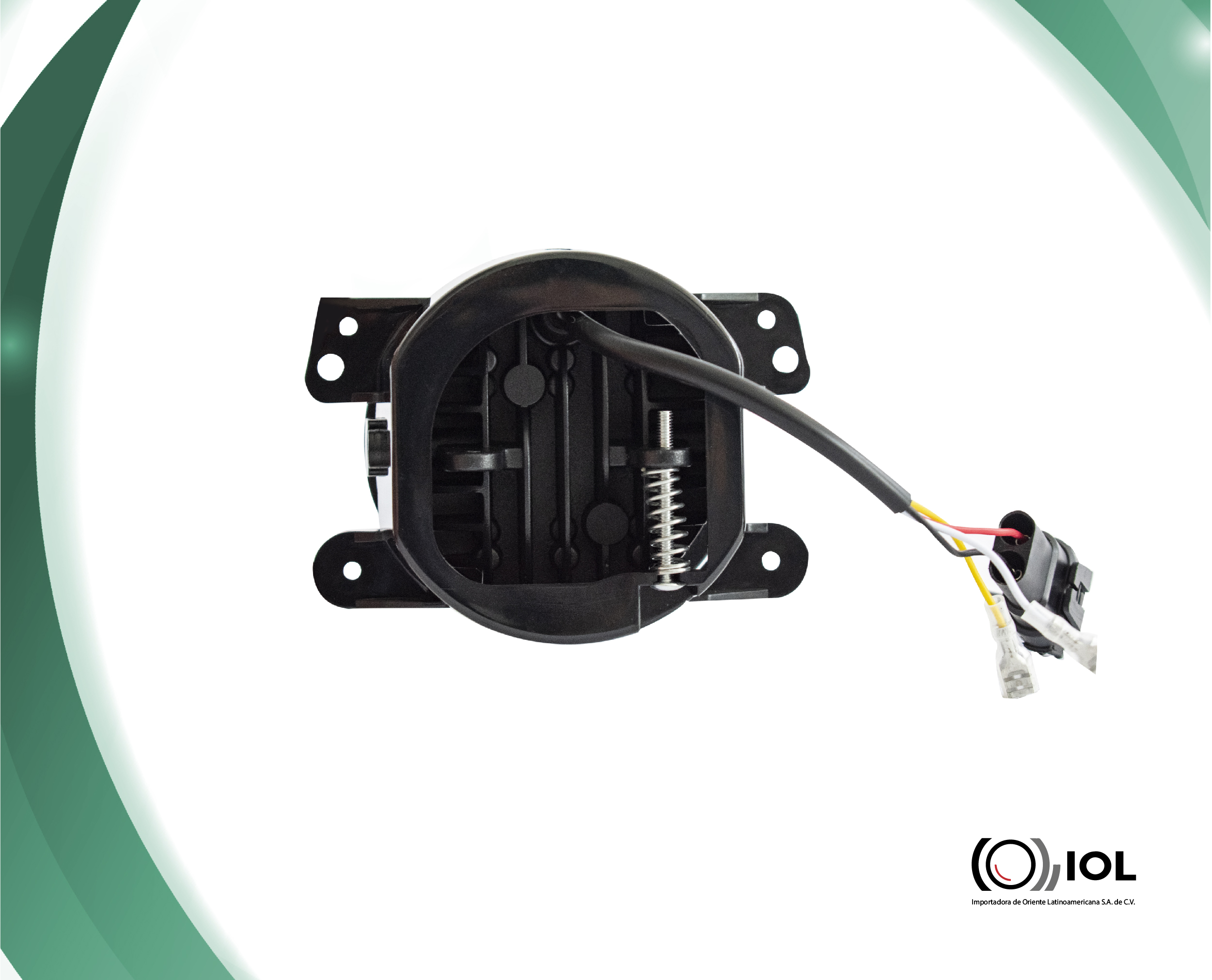 Par Faro Led Redondo 4 Pulgadas Luz Blanco Lupa Auxiliar Delantero Anti Niebla