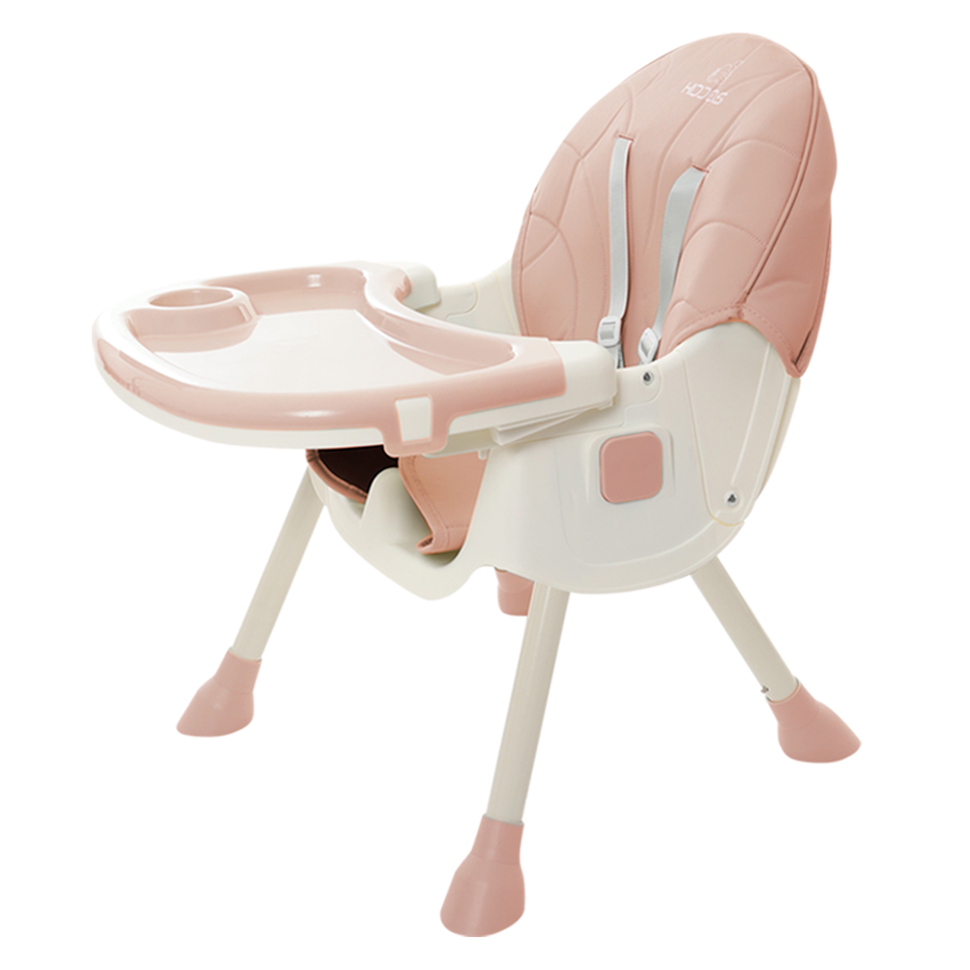 Silla Alta Periquera Bebe Mecedora 5 En 1 Ajustable Plegable ROSA.