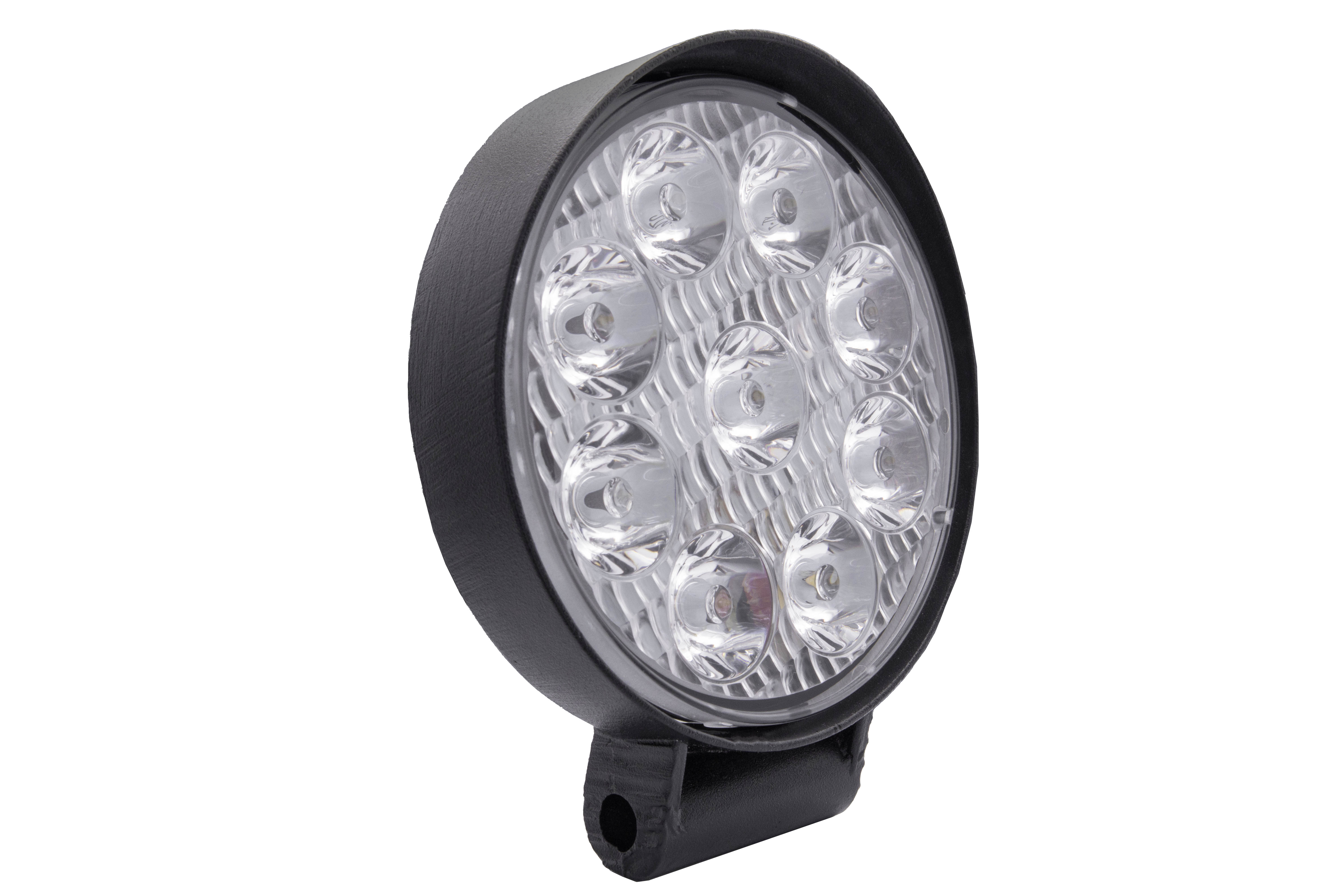 Faro Led Redondo en par reversero luz Blanca y Estrobo 3 Pulgadas