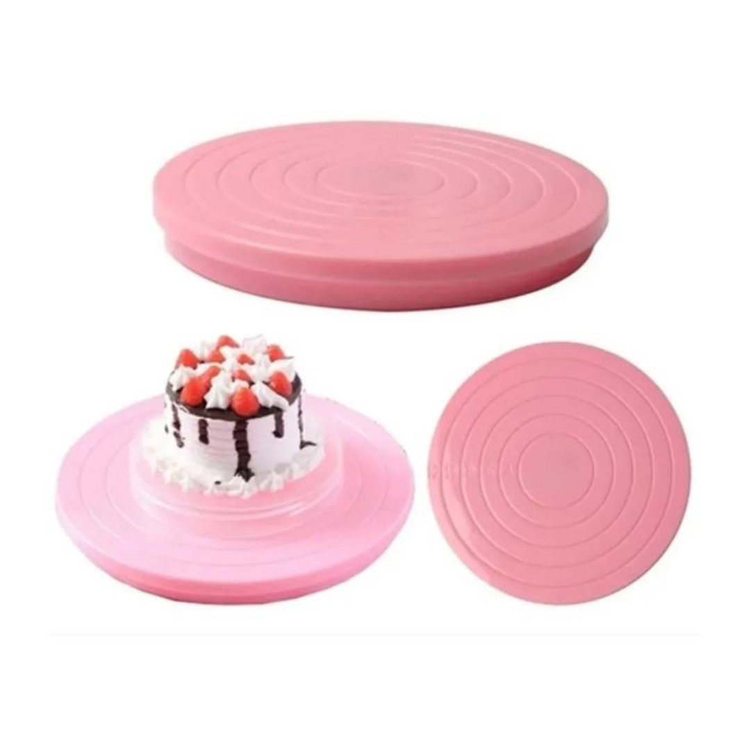 Base Giratoria Mini Decorar Pastel Galletas Fondant 14 Cm 