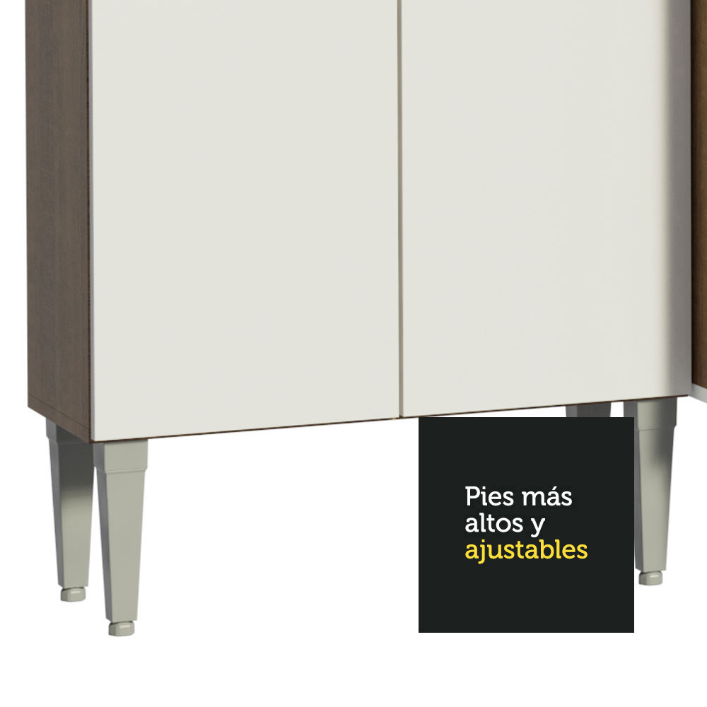 Mueble de Cocina Integral Esquinera 513cm Emilly Live Madesa 01