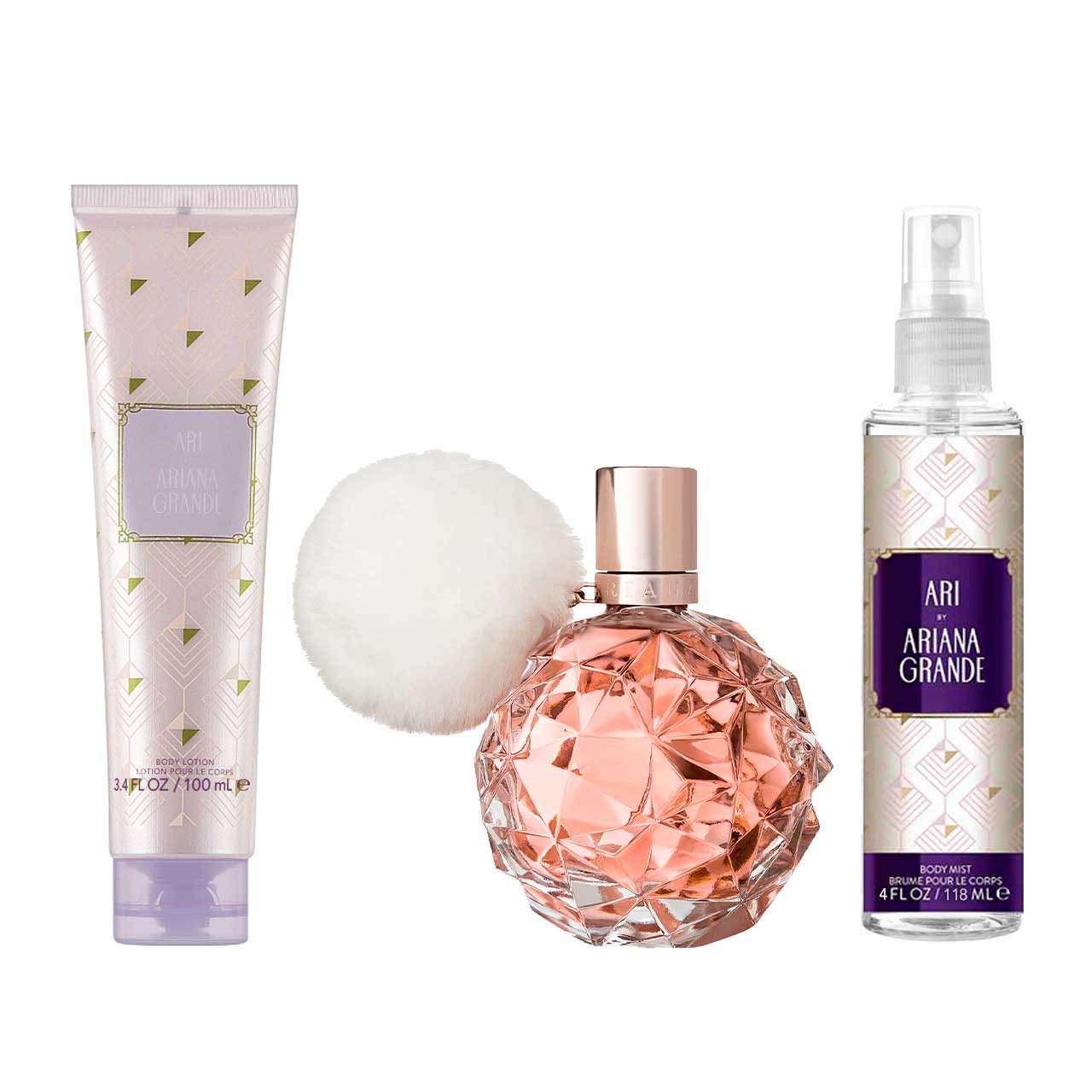 Set 3 Piezas Ari para Mujer de Ariana Grande EDP.