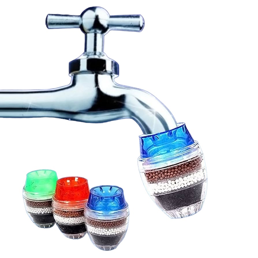 Mini Filtro Purificador de Agua Para Grifo (2piezas)