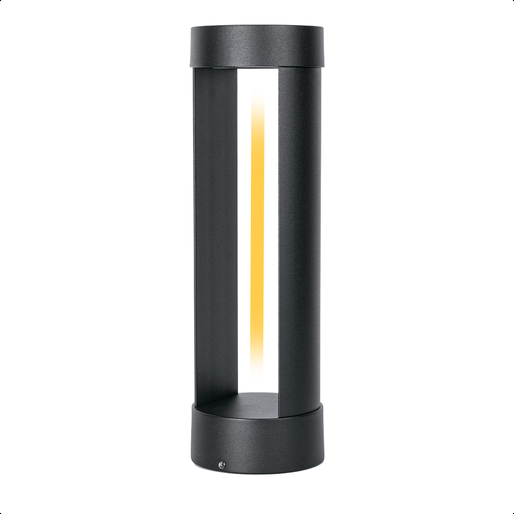 ICON Lampara de Jardín para caminos Tipo Cilindro 9W Luz Cálida 3000K IP65 35 CM
