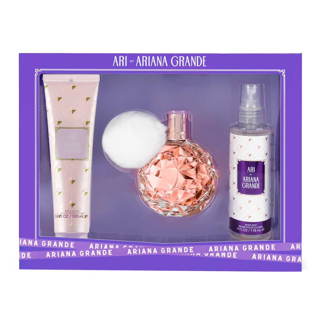 Set 3 Piezas Ari para Mujer de Ariana Grande EDP.