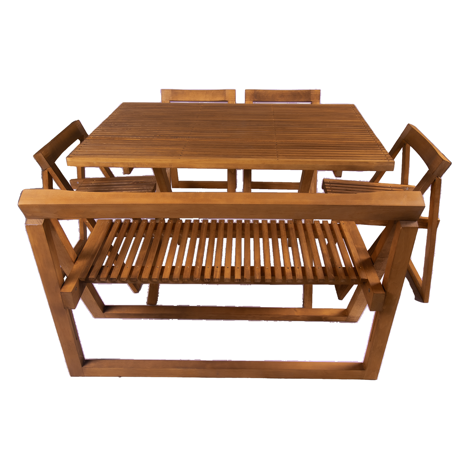 COMEDOR RECTANGULAR 6 PERSONAS MODELO TERRAZA