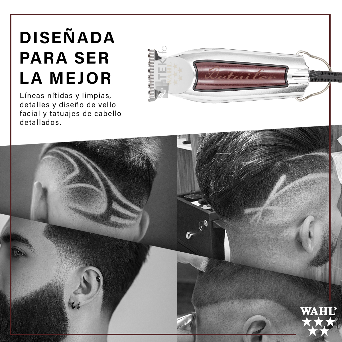 Corta Pelo Terminadora Perfiladora Delineadora Para Salon