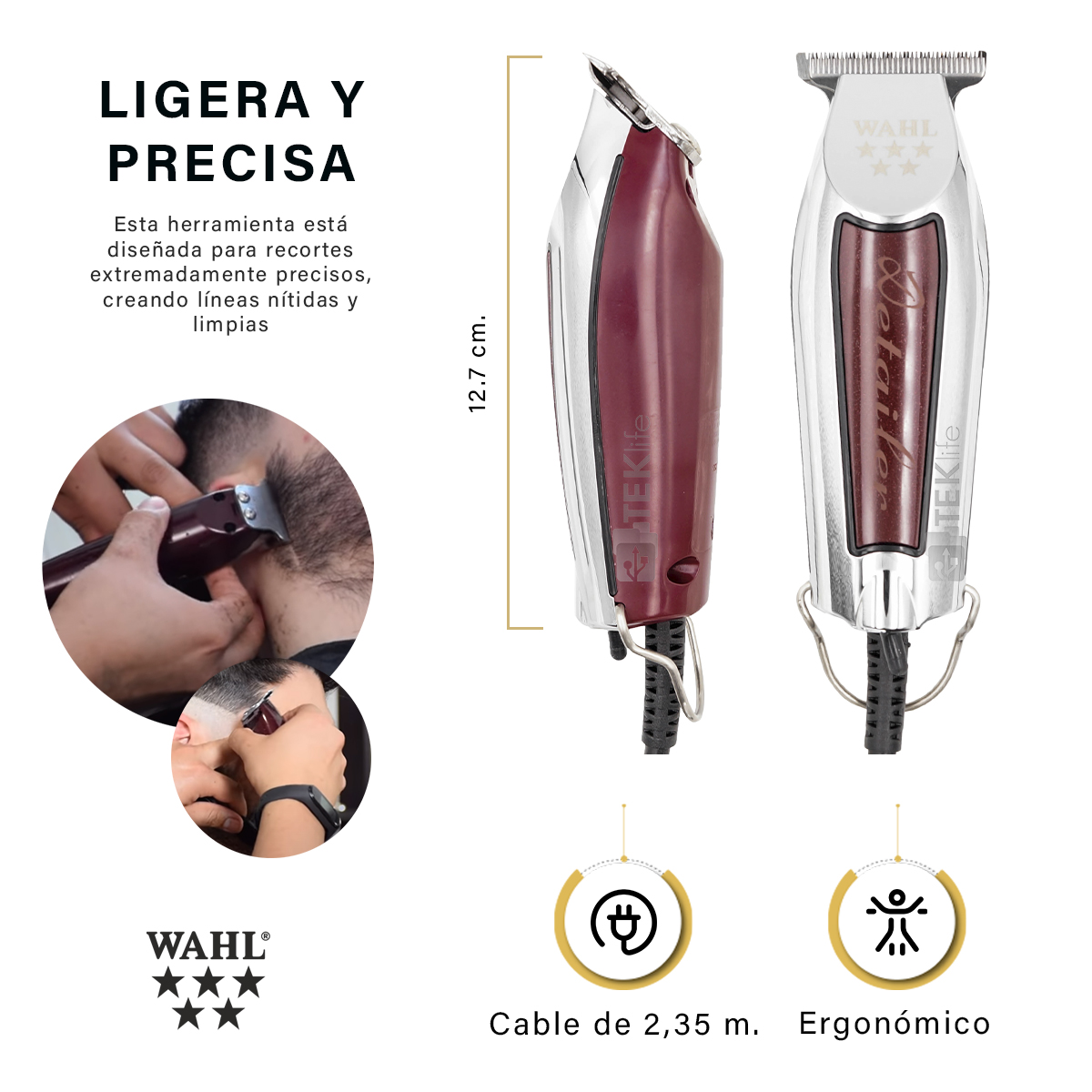 Corta Pelo Terminadora Perfiladora Delineadora Para Salon