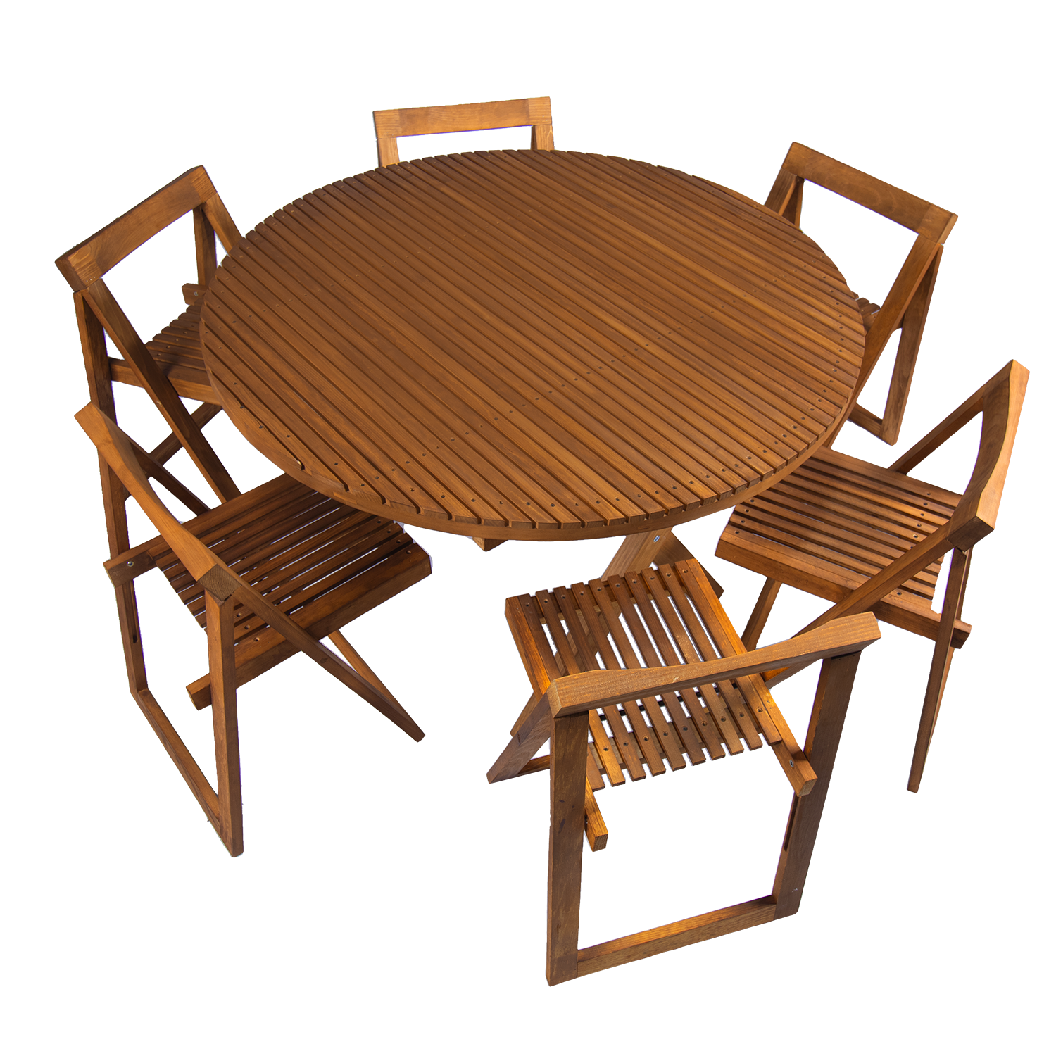 COMEDOR REDONDO 6 PERSONAS MODELO TERRAZA