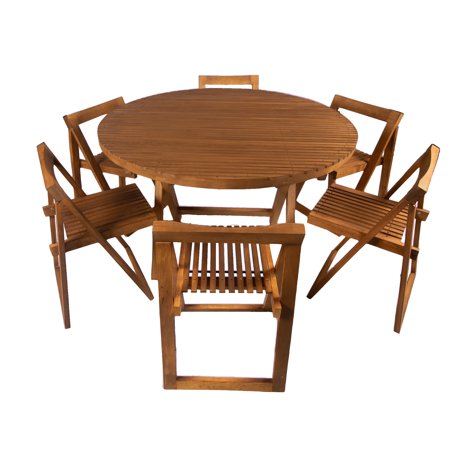 COMEDOR REDONDO 6 PERSONAS MODELO TERRAZA