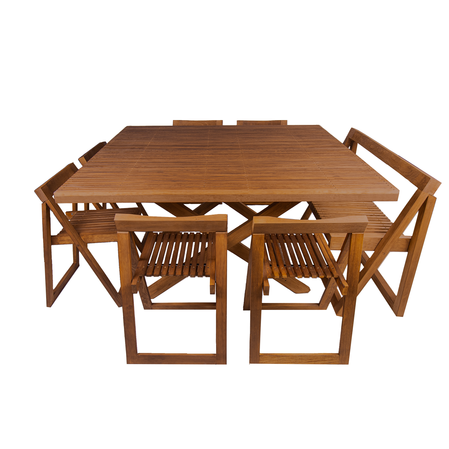 COMEDOR CUADRADO 8 PERSONAS MODELO TERRAZA