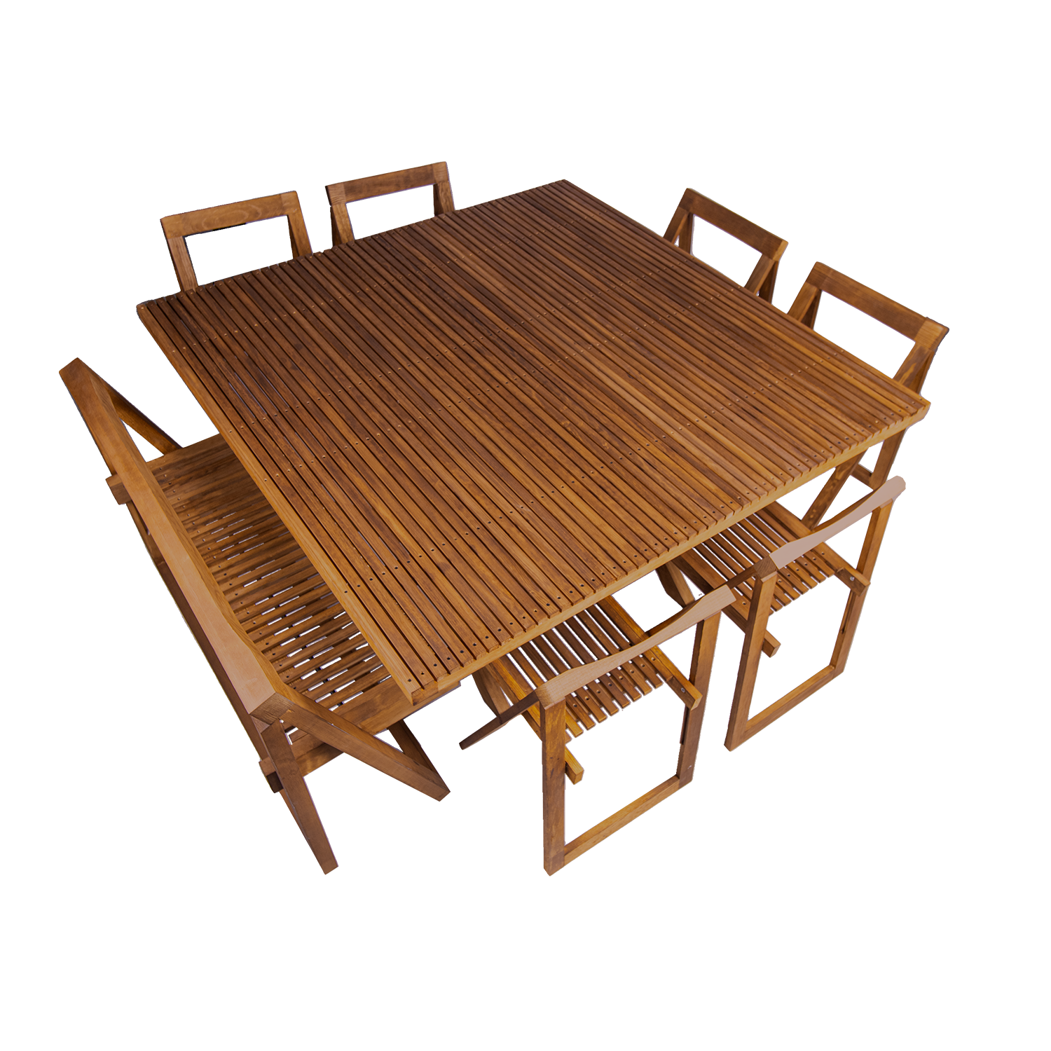 COMEDOR CUADRADO 8 PERSONAS MODELO TERRAZA