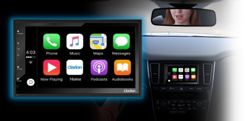 AUTOESTEREO CARPLAY ANDROID BT USB  AUTO CLARION FX450