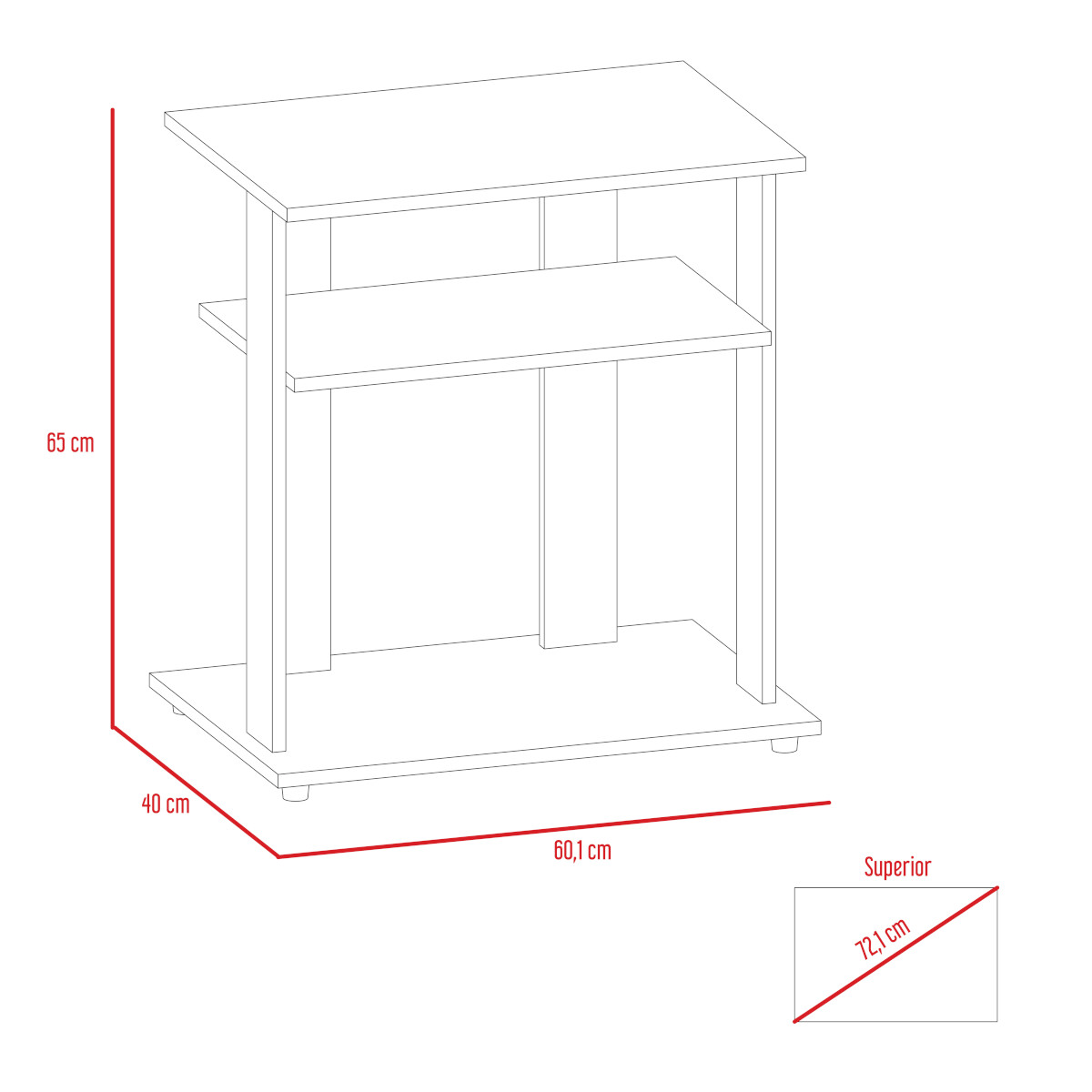 MUEBLE DE TV IDEAL PARA LA SALA O LA RECAMARA MODELO SUPER ECO SOPORTA UNA PANTALLA DE 32"