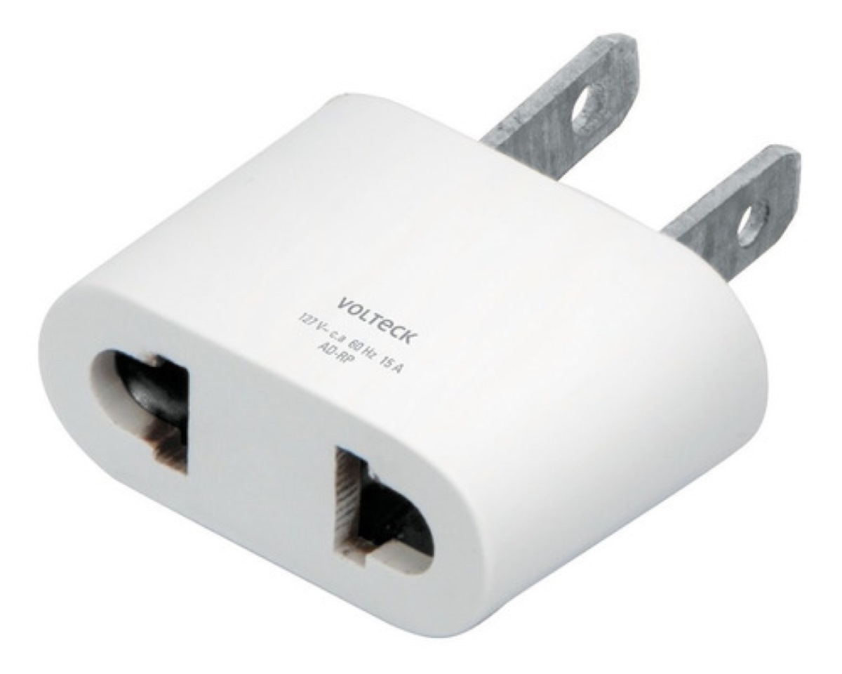 Adaptador De Clavija, Entrada Tipo Europeo Salida Americano