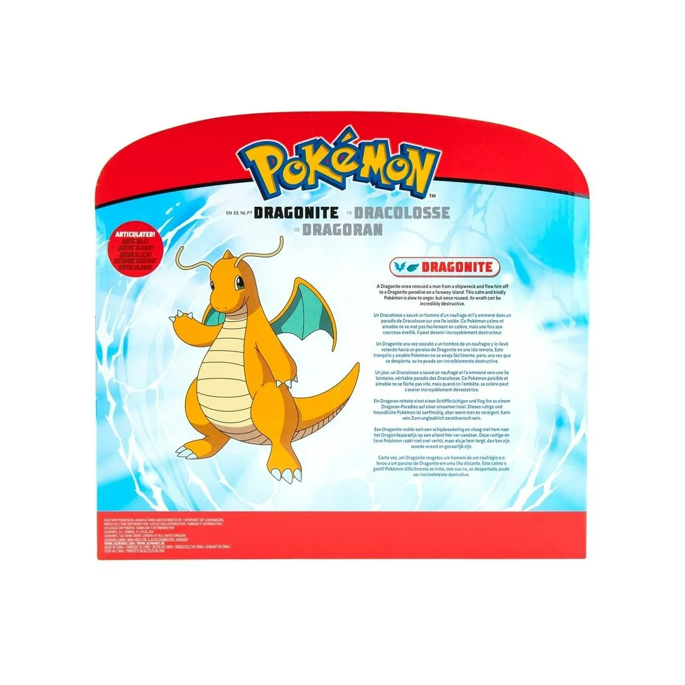 Pokemon Dragonite Figura De Batalla Epica