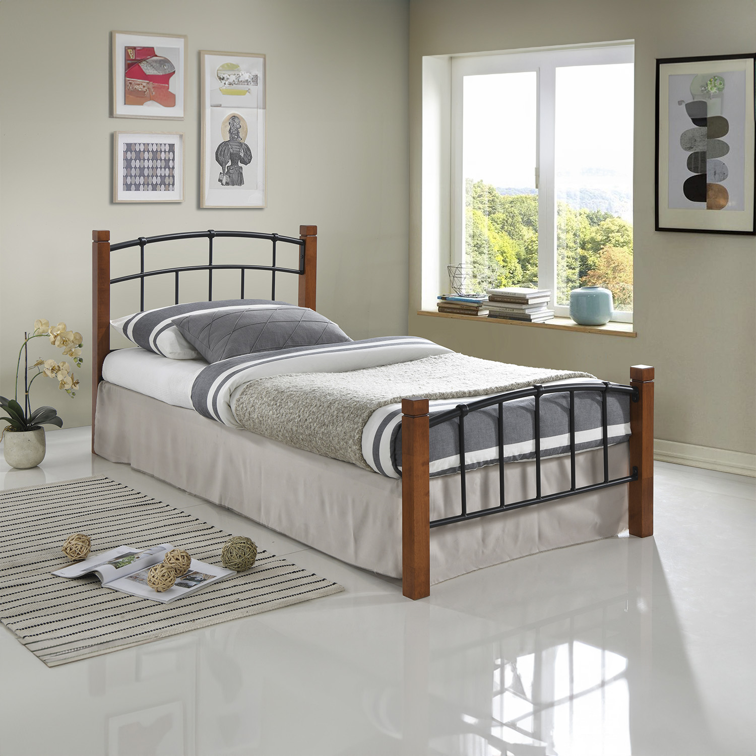 Base Individual de 12 Travesaños Bossa Zelda Café.