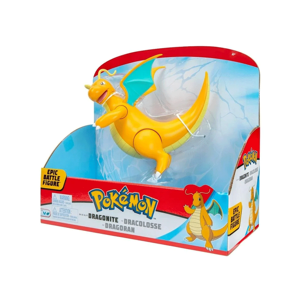 Pokemon Dragonite Figura De Batalla Epica