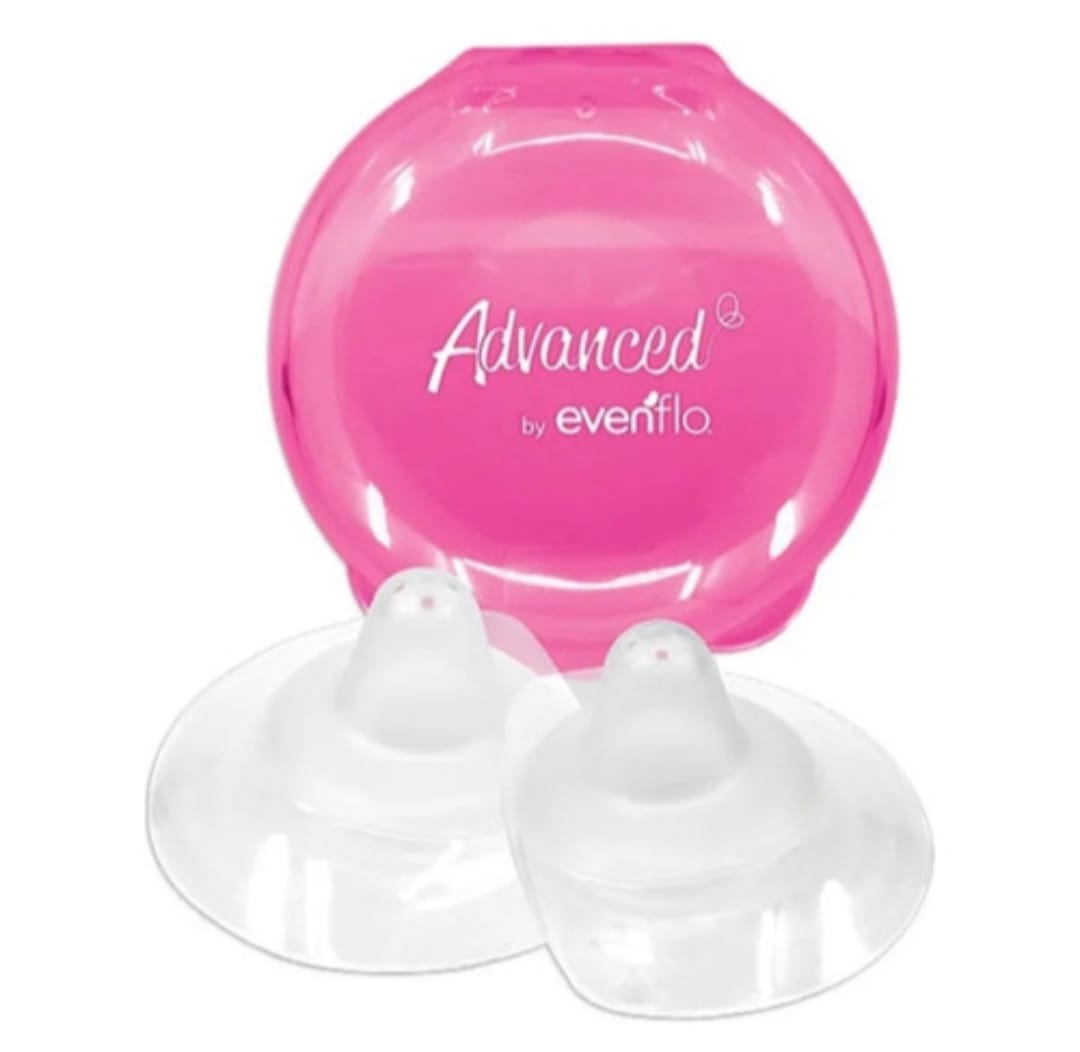 Pezoneras De Lactancia Evenflo Silicona Estuche 0m+ 2 Piezas