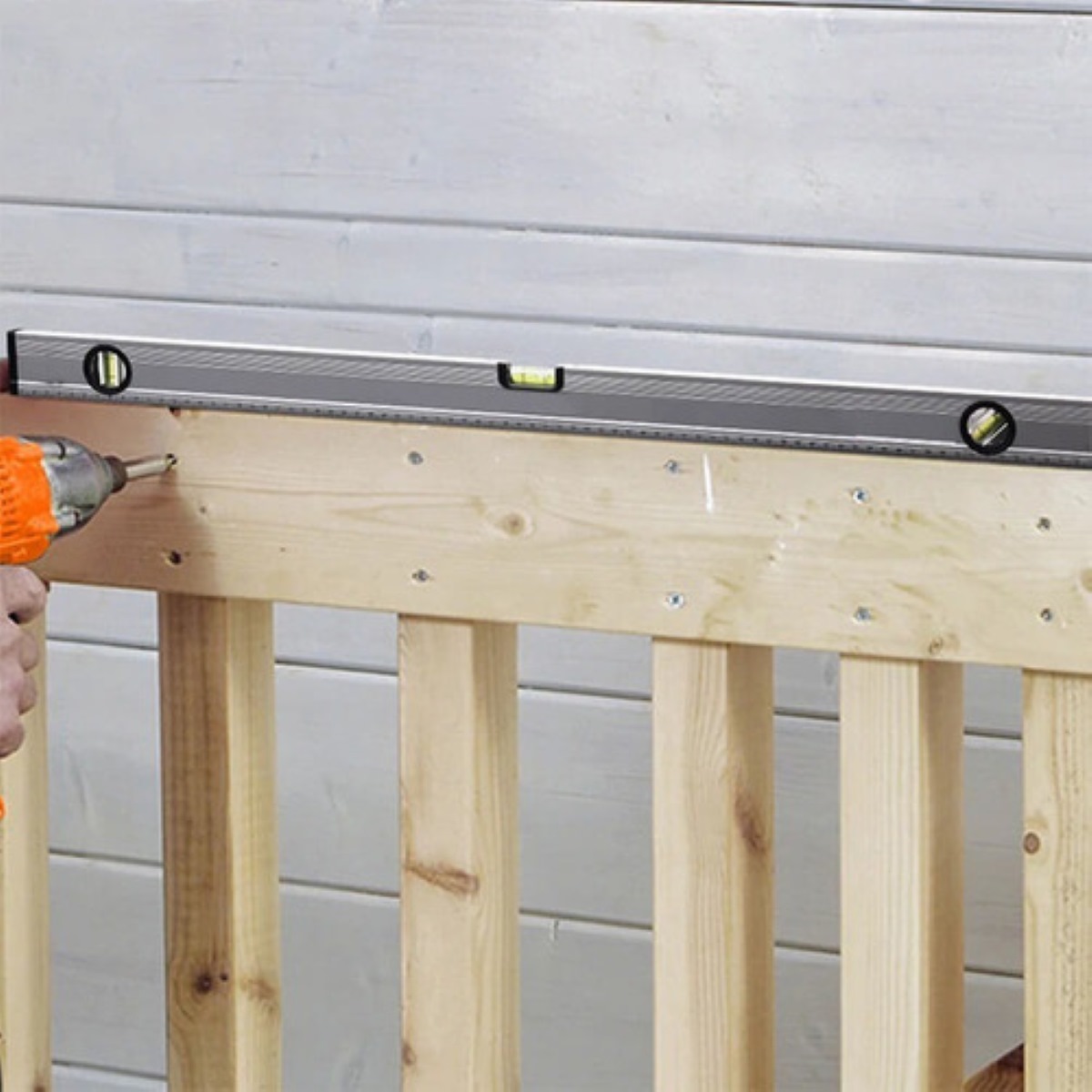 Nivel De Aluminio Magnetico 60cm 3 Burbujas