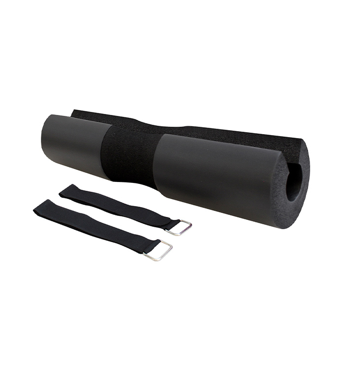 Cojín (PAD) para barra MDFITNESS, Protector para Barra Olímpica,Espuma de Alta densidad,color Negro 