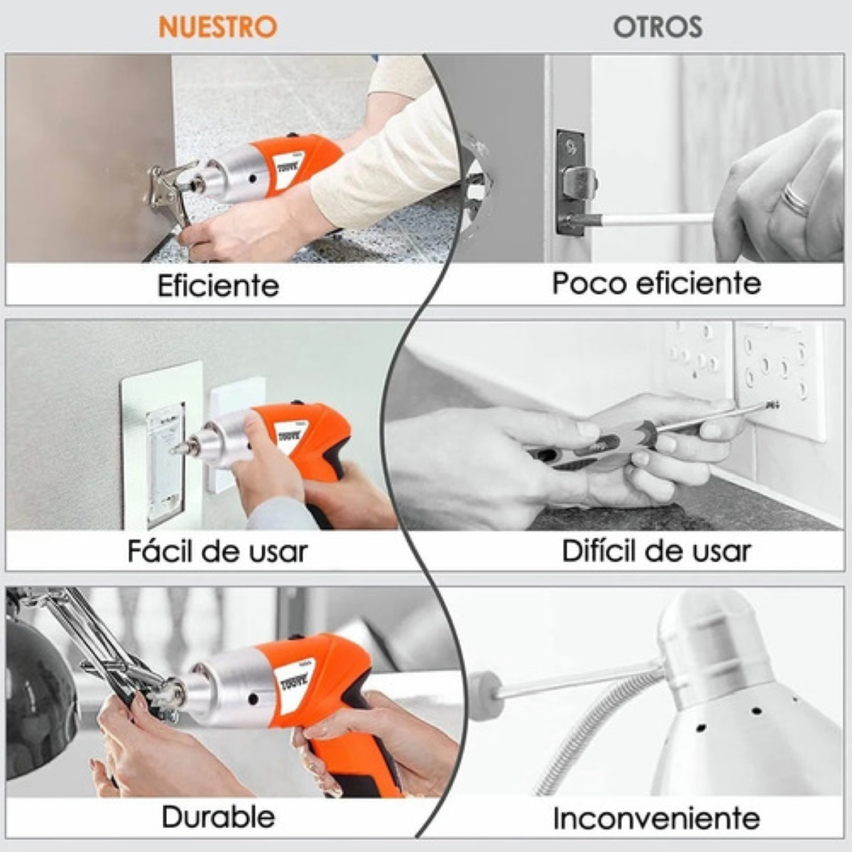 Juego De Destornilladores Eléctricos Inalámbricos