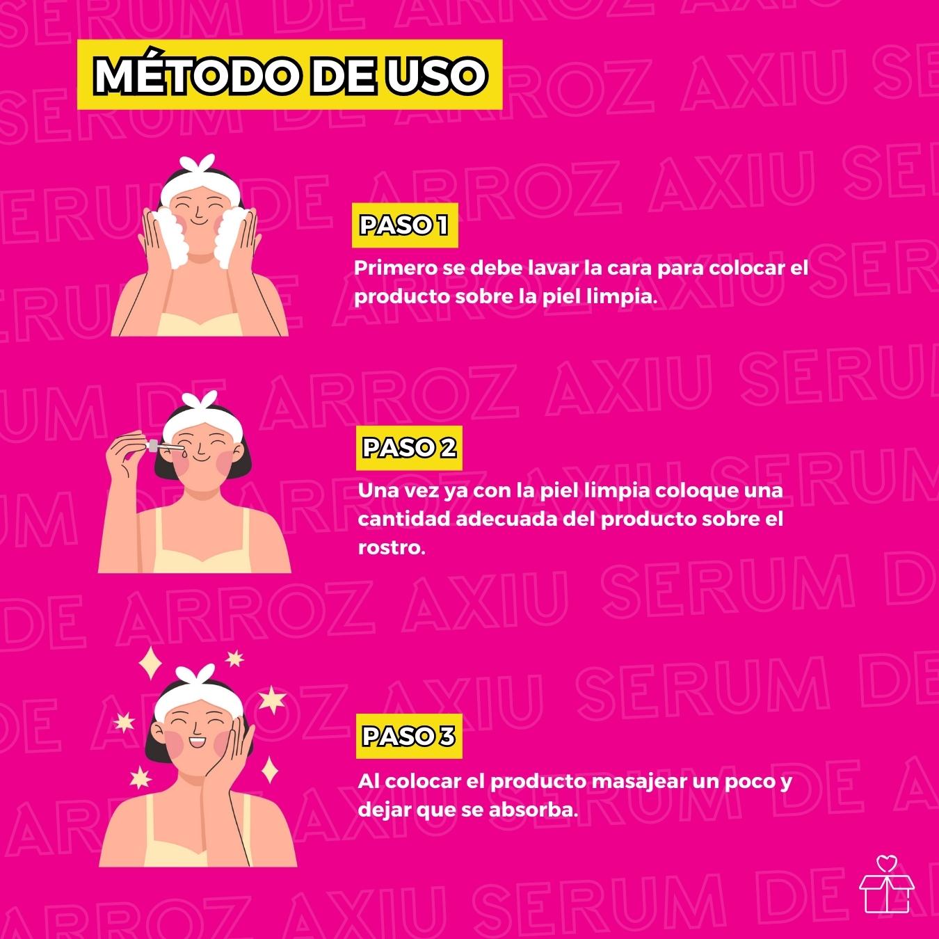 Serum De Arroz Blanco Aclarante White Rice.