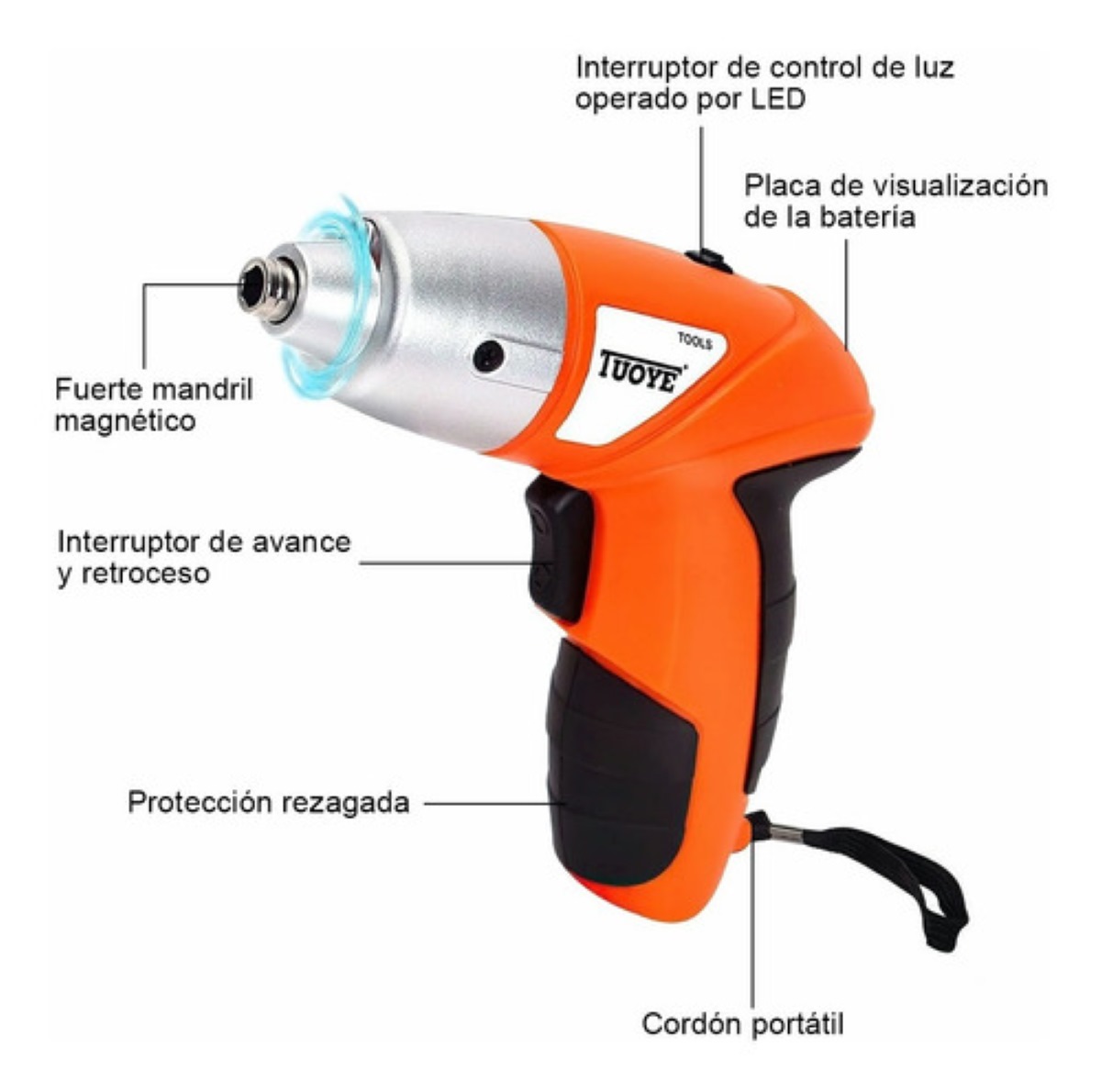 Juego De Destornilladores Eléctricos Inalámbricos