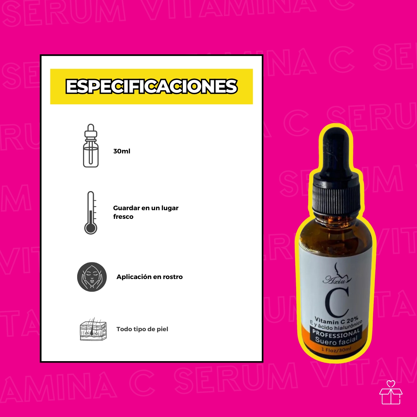 Serum Vitamina C Y E Ácido Hialuronico.