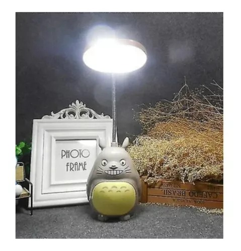 Lámpara Genérica Totoro Led Plástico 10x33 Cm Usb.