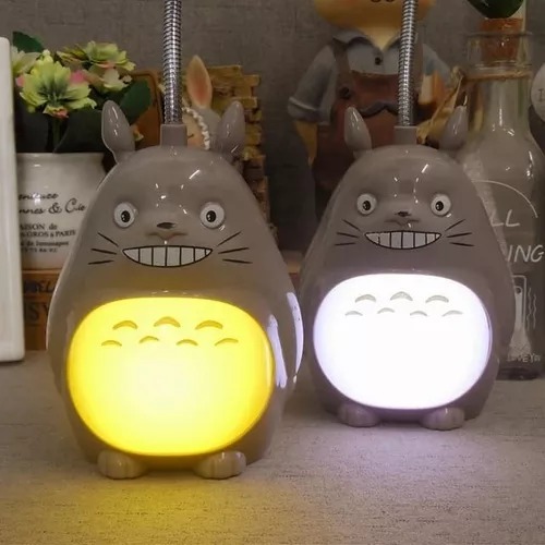 Lámpara Genérica Totoro Led Plástico 10x33 Cm Usb.