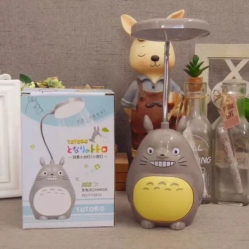 Lámpara Genérica Totoro Led Plástico 10x33 Cm Usb.