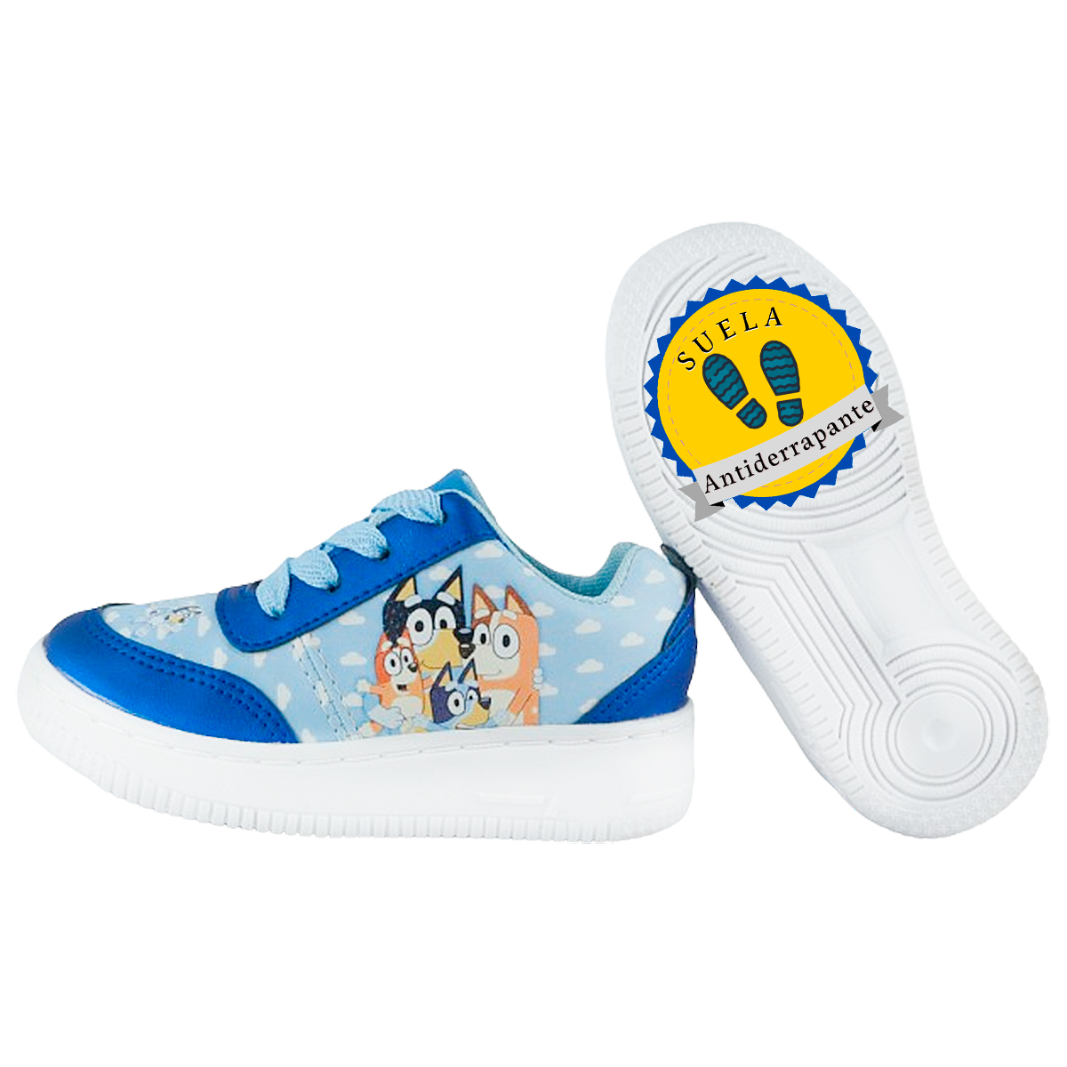 Tenis deportivos niños bluy bingo cosidos cachorros 309-a-crb.