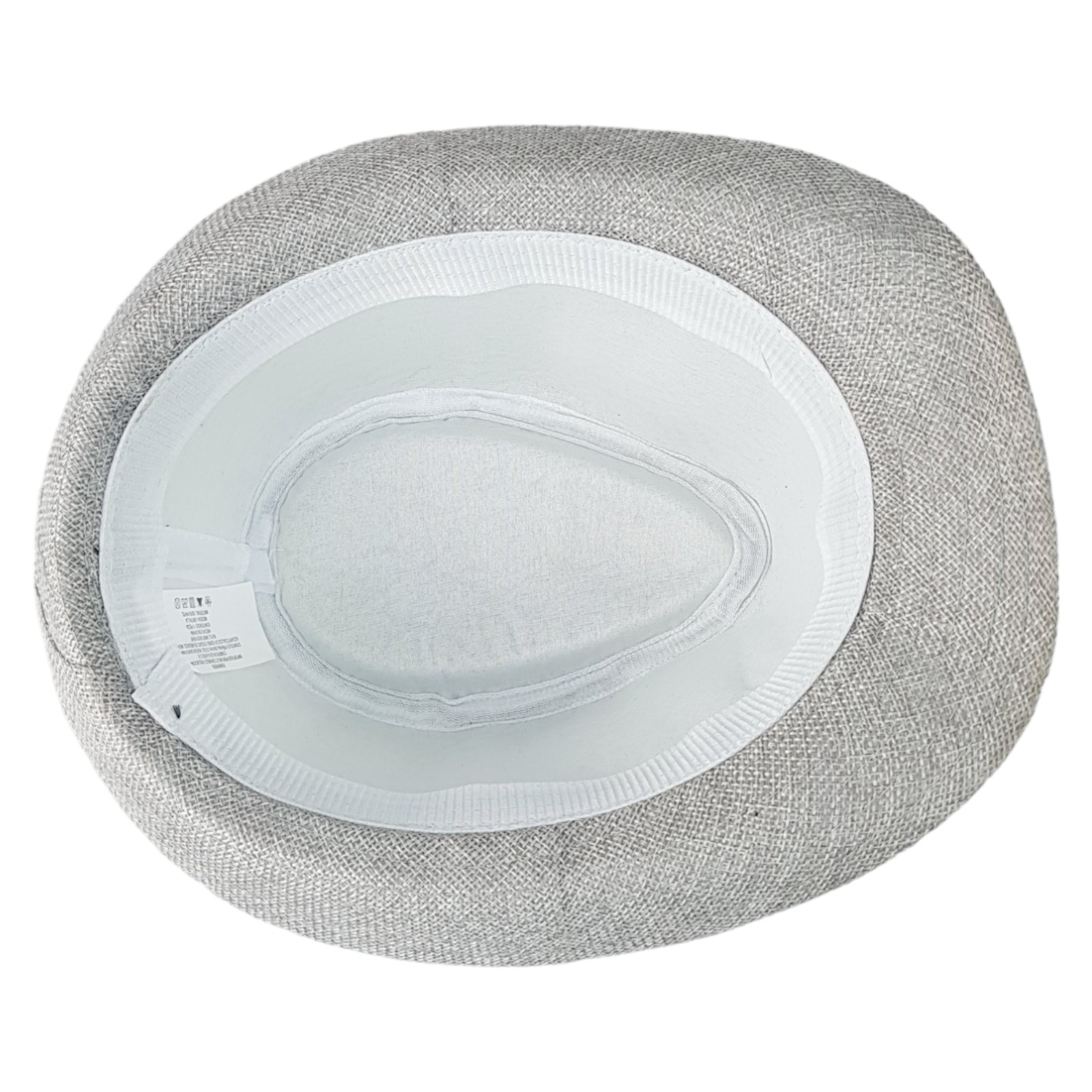 Sombrero para Niños Fedora con Banda, Ala Corta de 5 cm y 10 cm de Altura de Copa, Tela Transpirable Perfecto para Playa, Elegante Protección Solar - Plata.
