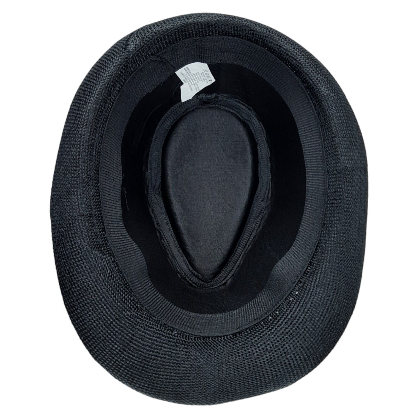 Sombrero para Niños Fedora con Banda, Ala Corta de 5 cm y 10 cm de Altura de Copa, Tela Transpirable Perfecto para Playa, Elegante Protección Solar - Negro.